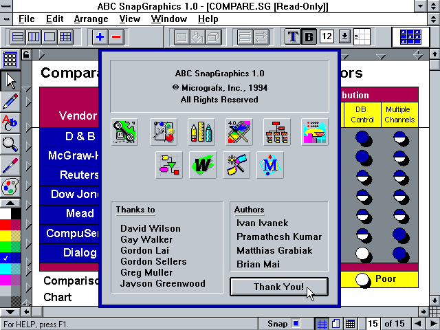 ABC SnapGraphics 1.0 - About